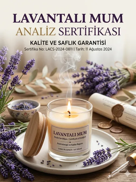 Lavantalı Mum Analiz Sertifikası
