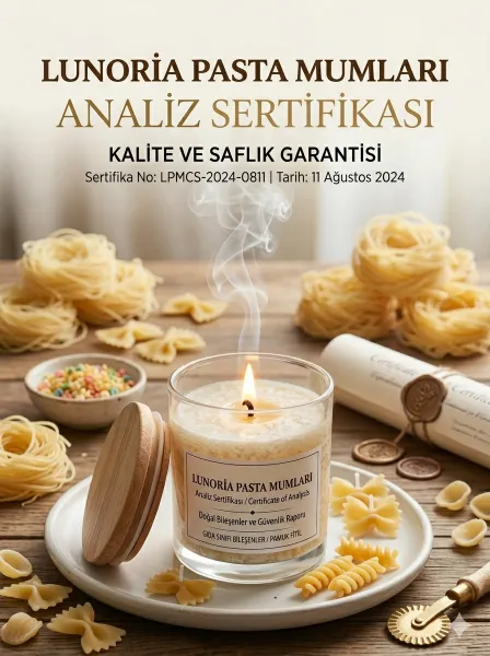 Lunoria Pasta Mumları Analiz Sertifikası